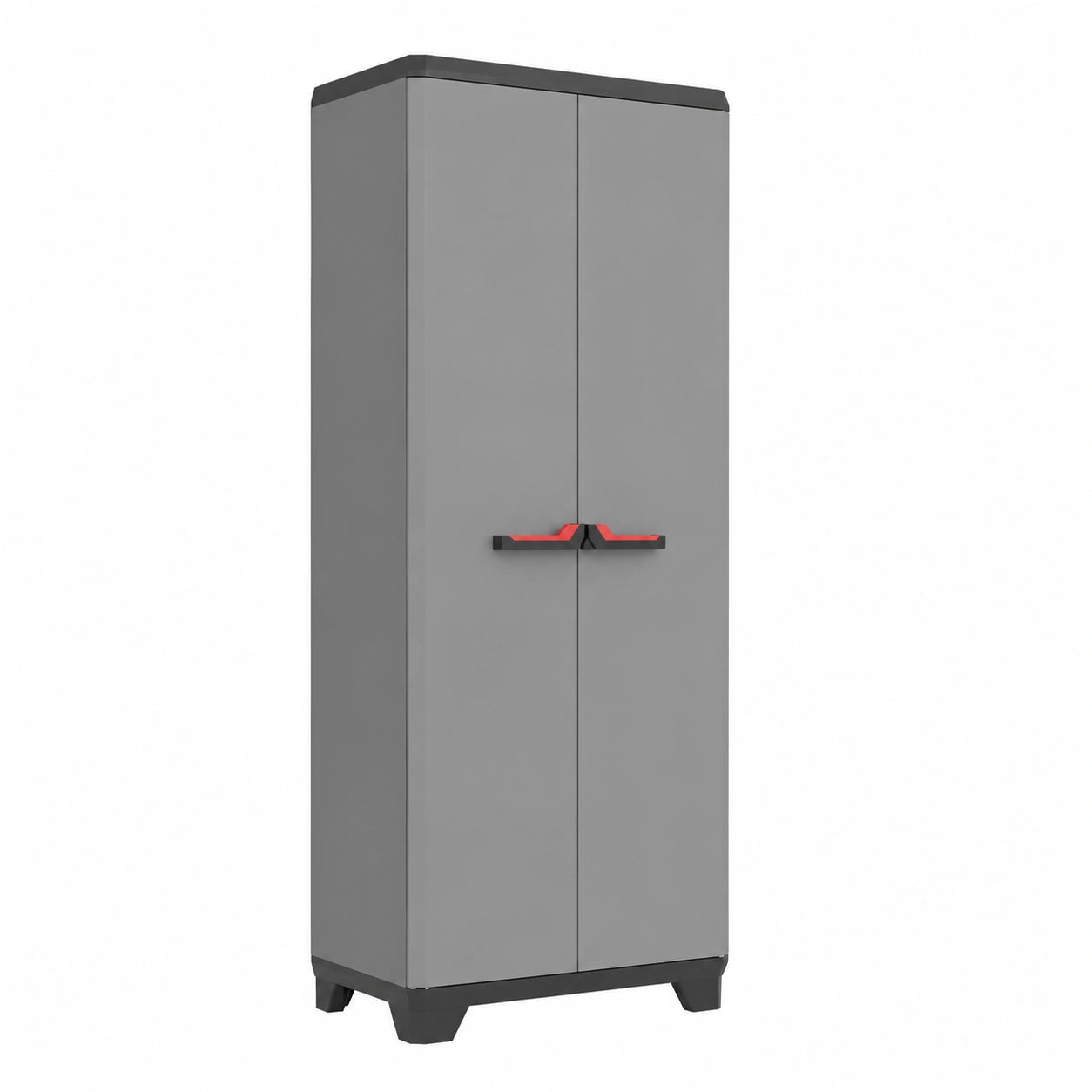 Armoire de Rangement Haute avec Étagères Ajustables pour Intérieur et Garage