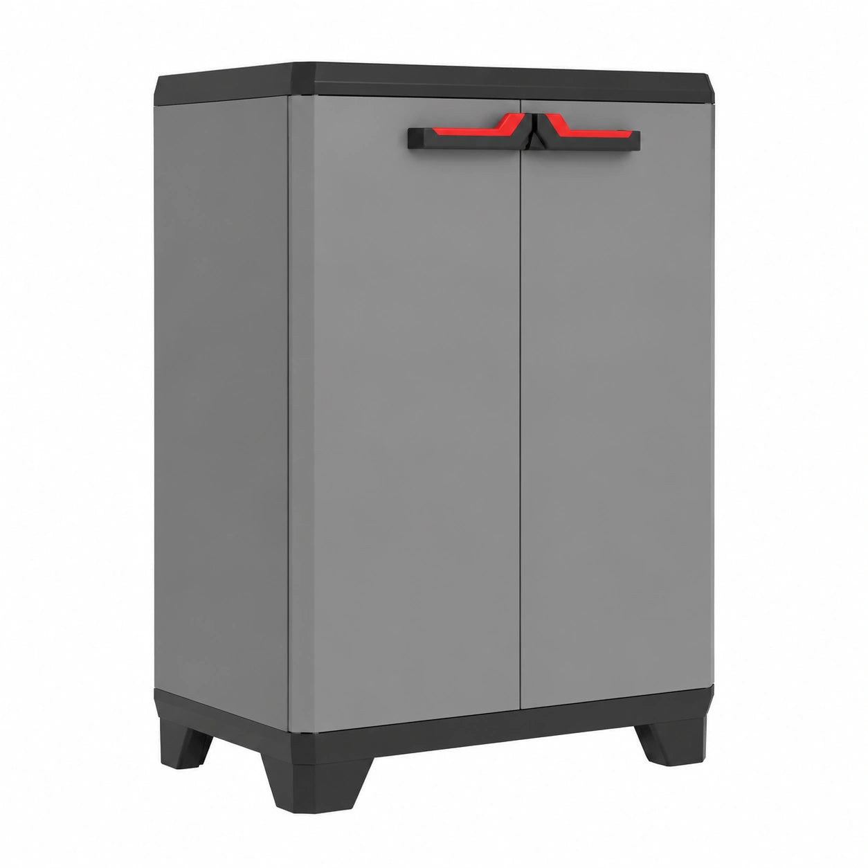 Armoire de Rangement Verrouillable avec Étagère Ajustable pour Intérieur et Garage