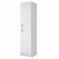 Armoire de Rangement Multifonctionnelle Blanche avec 5 Étagères