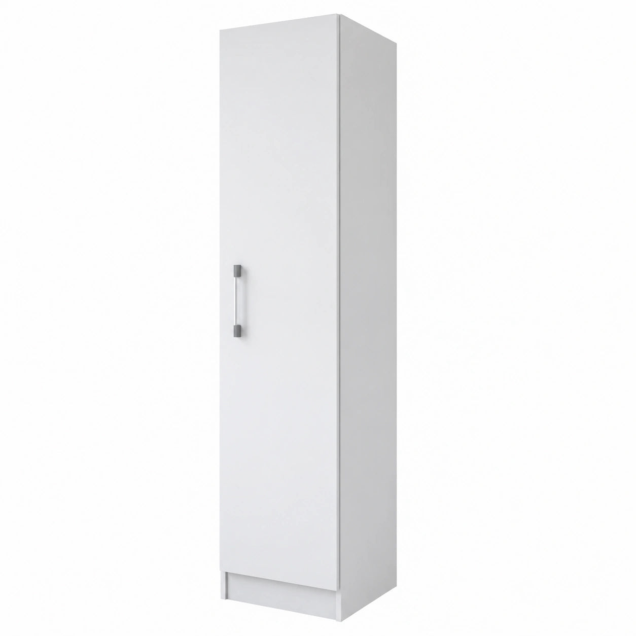 Armoire de Rangement Multifonctionnelle Blanche avec 5 Étagères