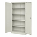 Armoire en métal avec étagères réglables et serrure