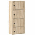 Bibliothèque en chêne Sonoma 40x24x102 cm bois d'ingénierie