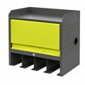 Étagère murale avec bacs modulables pour rangement d'atelier