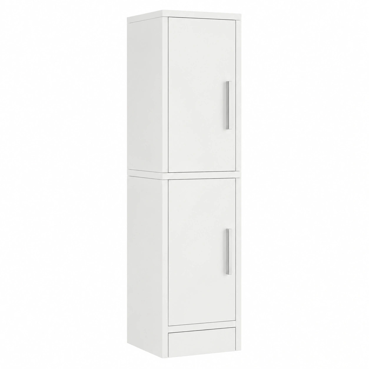 Meuble d'angle étroit pour salle de bain avec étagère réglable