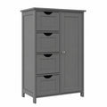 Armoire de Rangement avec Tiroir et Étagère Réglable pour Salle de Bain