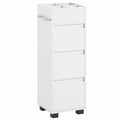 Petite armoire de salle de bain avec tiroirs et compartiments