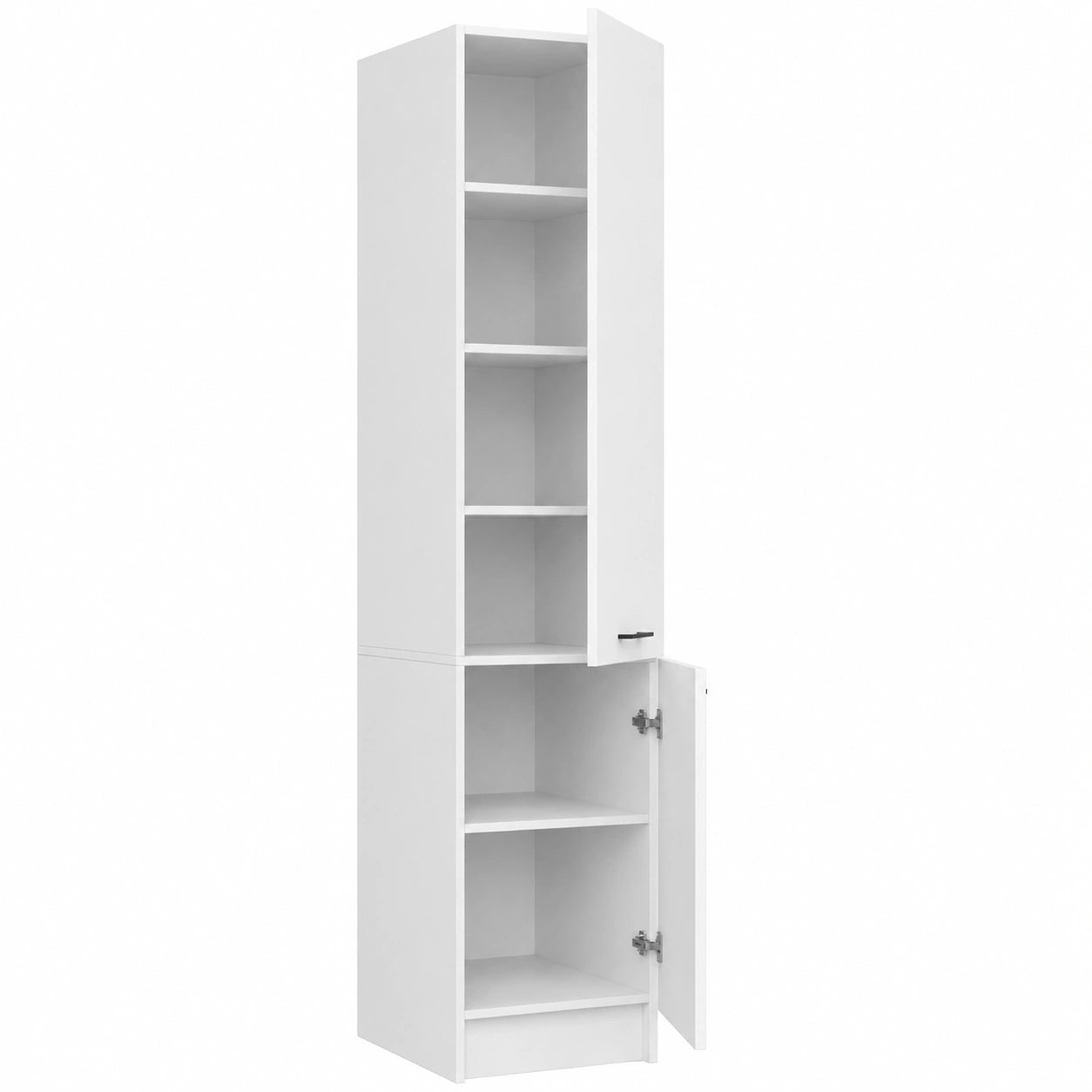 Armoire de Cuisine Spacieuse 205 x 40 x 57 cm - Blanc