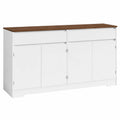 Buffet de Cuisine avec Tiroirs et Portes, Meuble de Rangement Vintage avec Dispositif Sécuritaire