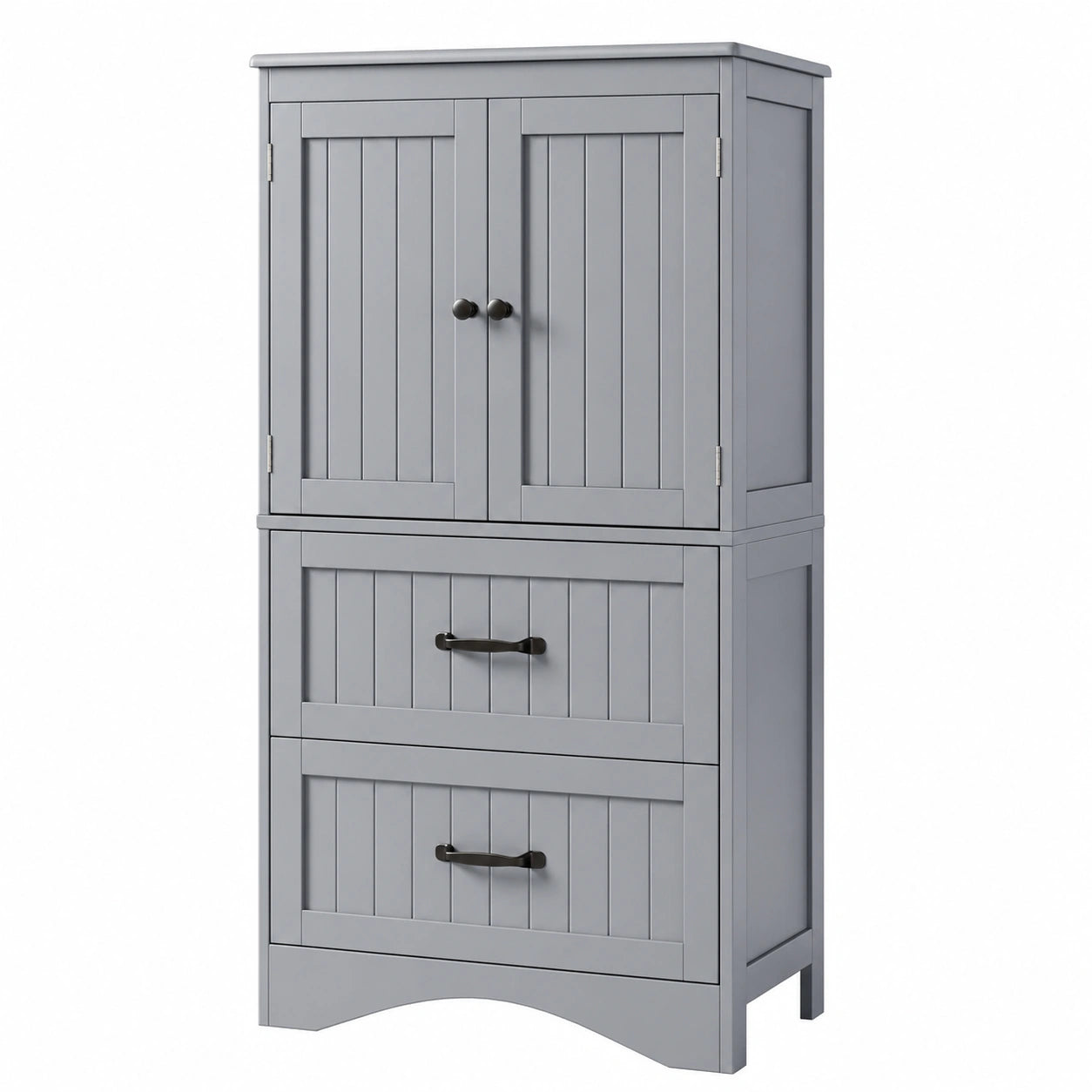 Armoire avec étagères réglables et tiroirs pour intérieur