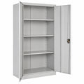 Armoire de bureau métallique avec serrures et étagères réglables