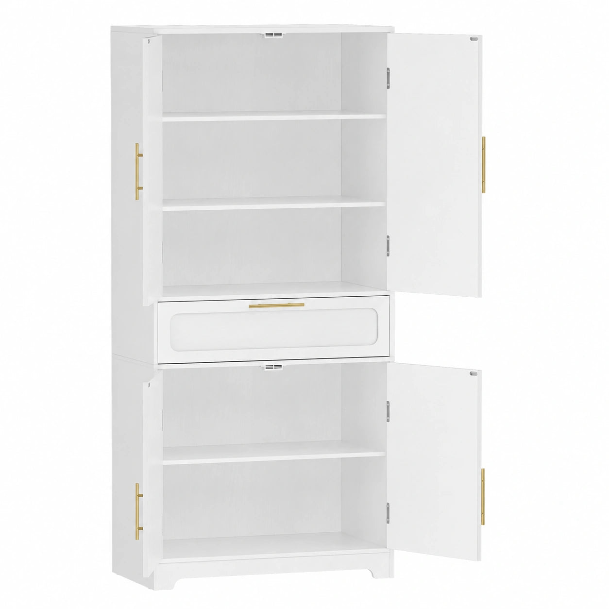 Buffet de Cuisine Moderne avec Rangement Ample et Étagères Réglables