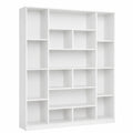 Grande étagère de rangement ouverte à 17 niveaux pour divers espaces